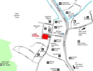 hillview-rise-condo-location-map